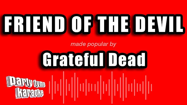 Friend of the Devil Karaoke version - Karaoke performance video thumbnail