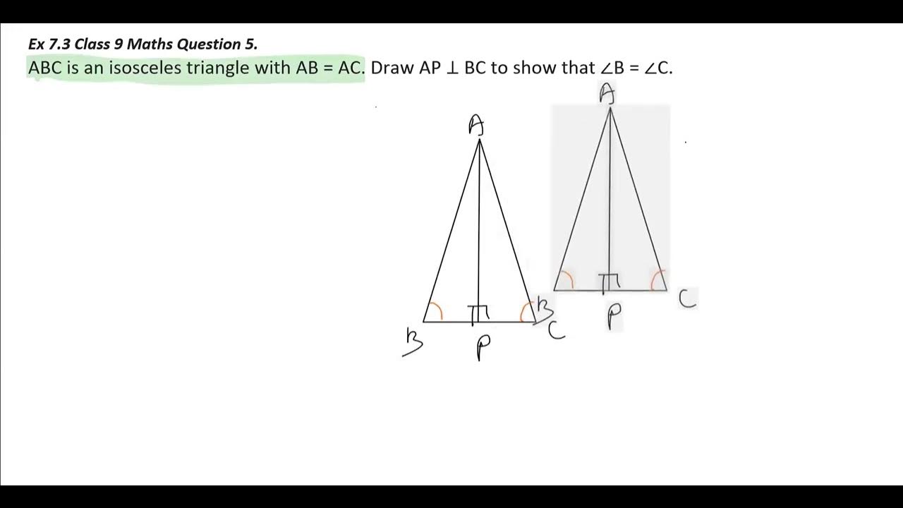 Ex 7 3 class 9 maths question 5 youtube