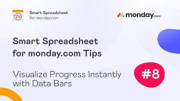 Smart Spreadsheet for monday.com Tips: Visualize Progress Instantly with Data Bars