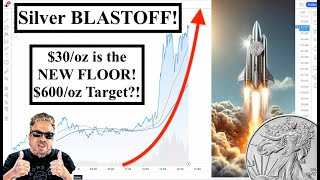 SILVER ALERT! Silver BLASTOFF! $30/oz is the NEW FLOOR! BUY! Is $600/oz the New Target?! (Bix Weir)