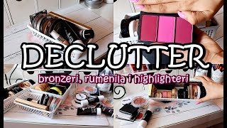 DECLUTTER   rumenila, bronzeri i highlighteri