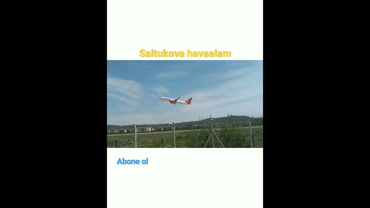 Corendon Airlines in Saltukova Havaalanından kalkışı-Zonguldak-Almanya