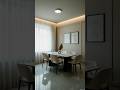Small Space to Elegant Minimalist Dining ✨ #beforeandafter #interiordesign