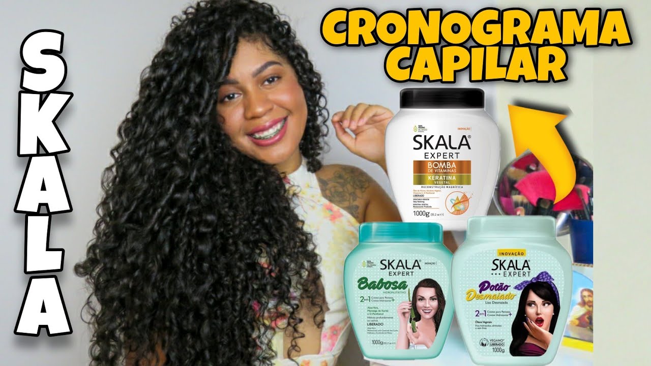 CRONOGRAMA CAPILAR USANDO SÓ SKALA