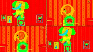 HICKORY DICKORY DOCK|| Effects: Thermogram and stained glass