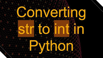 Converting str to int in Python