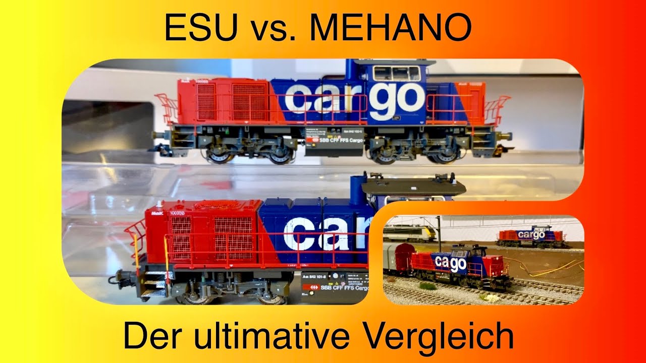 Vossloh G1000BB - ESU vs. MEHANO, der ultimative Vergleich 