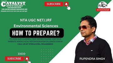 UGC NET Environmental sciences | Eligibility criteria | With Rupendra Singh | Catalyst Online class