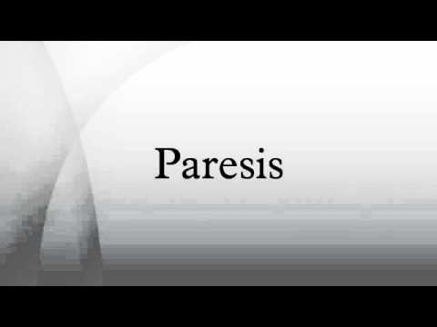 Paresis