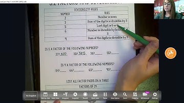 4th Grade-GoMath- Lesson 5.2-Factors and Divisibility