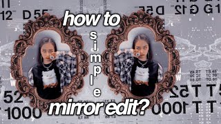 how to make a mirror edit — tutorial screenshot 5