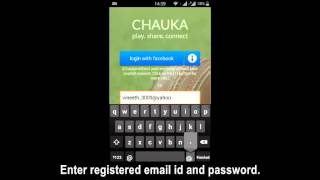 Login with Chauka id - Chauka Cricket scoring App screenshot 3