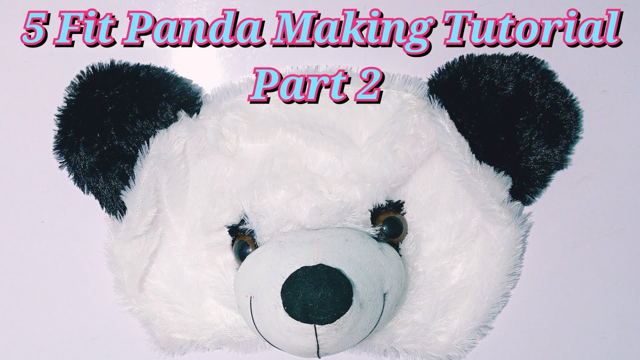 Awesome 5 Fit Panda/Easy Pattern To Make Panda At Home/How To Make 5 ...