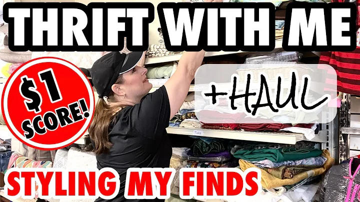Are you kidding? $1? THRIFT WITH ME + THRIFT HAUL * STYLING THRIFTED FINDS