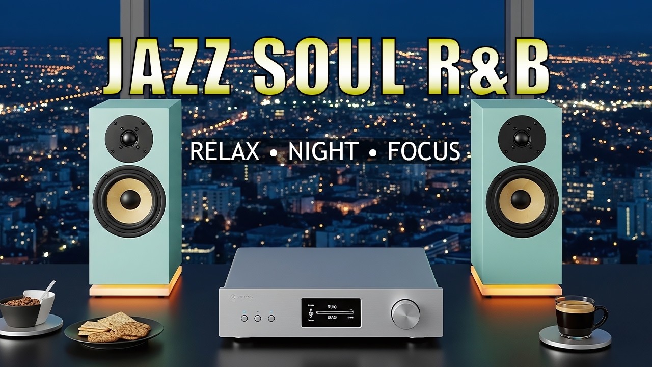 Smooth Jazz & Soulful R&B 🎧 – Relaxing Instrumental Music for Calm Focus & Late Night Flow