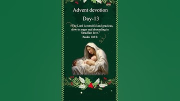 Advent devotion Day-13