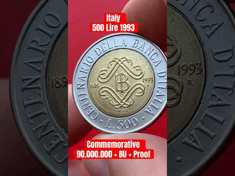 Italy 500 Lire 1993 90.000.000 Coins  BITCOIN BANK