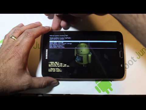 Samsung Galaxy Tab 3 factory reset in Recovery
