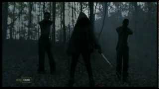 The Walking Dead - Michonne Saves Andrea