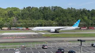 WH003 take-off from Boeing Field