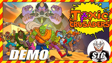 Toxic Crusaders - Gameplay and Walkthrough - Demo - Sidescrolling Beat Em Up Arcade Nostalgia