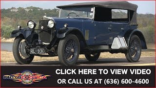 1929 Talbot Type AG 14/45 Five-Seat Tourer (SOLD)