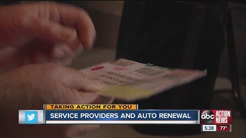 Services using auto renew take advantage