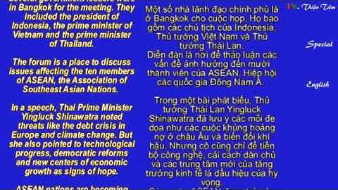 Luyện nghe tiếng Anh cấp tốc có hỗ trợ phụ đề ( Anh_Việt ) World Economic Forum (VOA)