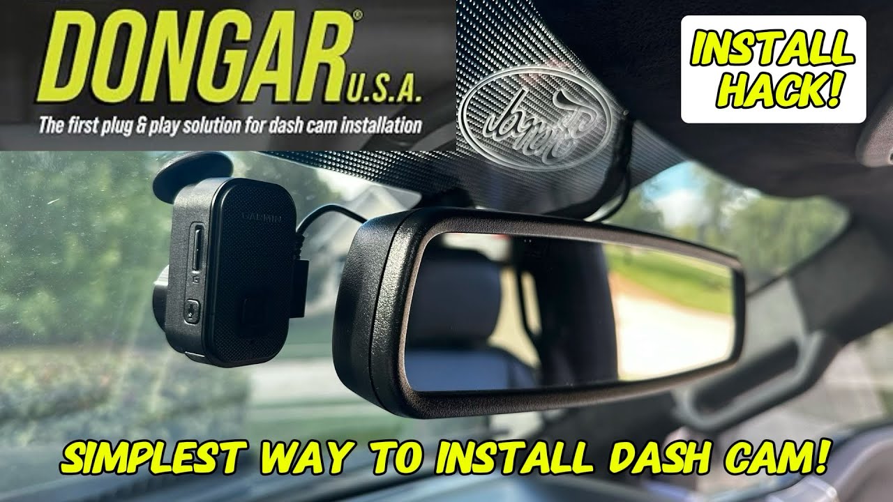 3 minute Dash cam install with Dongar Dash Cam adaptor! - YouTube
