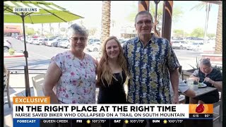 Valley nurse saves man who had heart attack in Phoenix trail