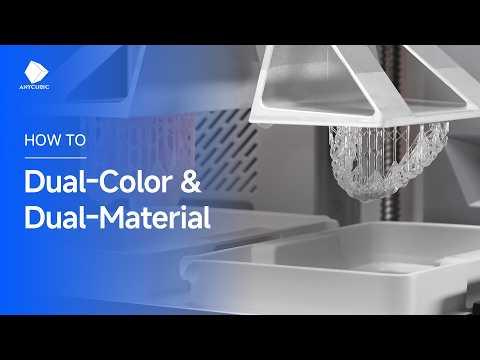 How to Print in Dual-Color & Dual-Material Mode | Photon P1 Tutorial