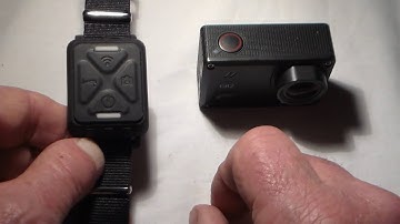 GitUp Git2 Pairing and Using the Wrist Remote and Changing the Remote Battery