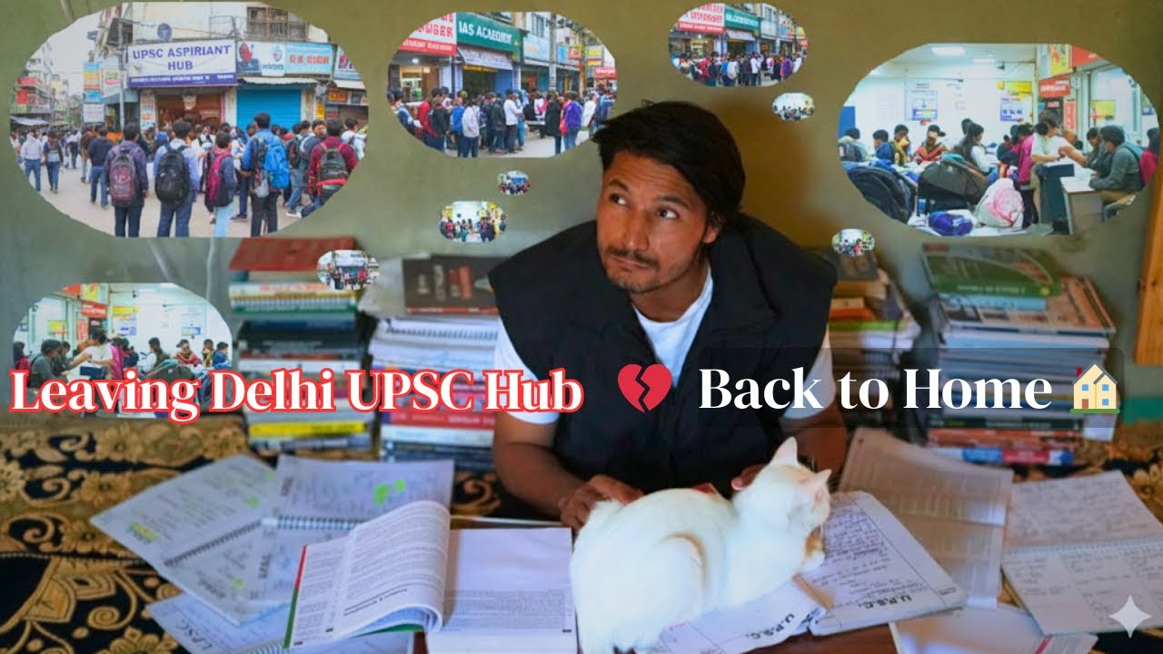 Why I Left Delhi from the dream of UPSC  hub💔 to Home 🏡 Last Video 
