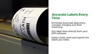 ERP Software Label Printing Application screenshot 2