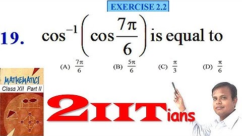 Inverse Trigonometric Functions Exercise 2.2 Q 19 NCERT Class XII | IIT JEE