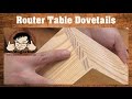 EASY router table dovetails that LOOK HAND CUT, with a simple jig!