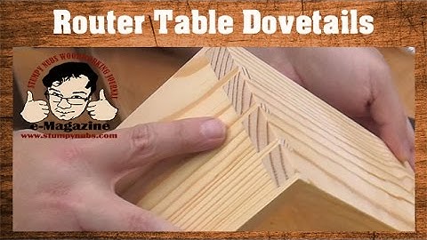 EASY router table dovetails that LOOK HAND CUT, with a simple jig!
