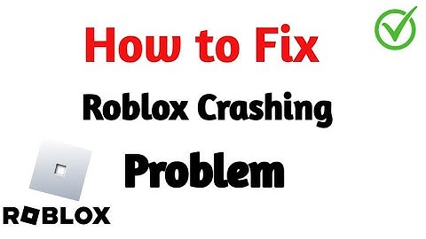How to Fix Roblox Crashing Problem||How to Fix Roblox Crash an unexpected Error has Occurred||2024