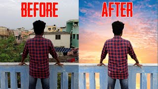 PicsArt Photo Editing Tutorial | How To Change Sky background | MK Studio Edits screenshot 5