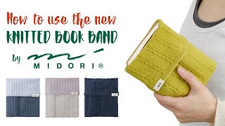 How to use the new Midori Knitted Book Band with Pockets