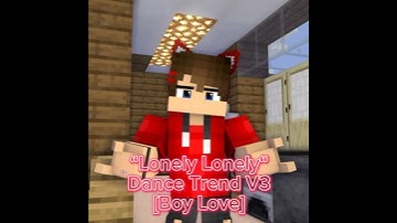 “Lonely Lonely“ Dance Trend - Mine-imator Minecraft Animation [Boy Love] #shorts #minecraft #yeosm