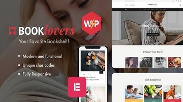 Booklovers - Publishing House & Book Store WordPress Theme + RTL Free Download