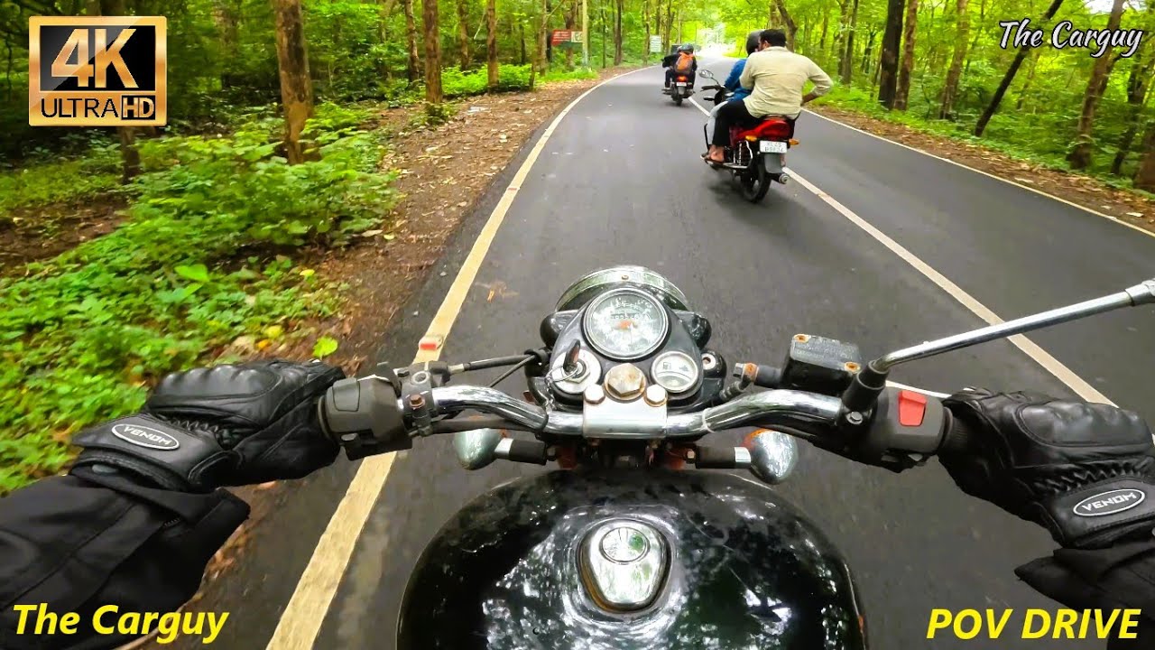 Royal Enfield Classic 500 | POV Drive | Pure sound | UCE Engine | 4K | The Carguy | ASMR | #88 |