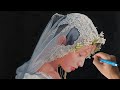 Drawing a Girl in Wedding Dress ∥ Realistic Colored Pencil Speed Drawing