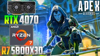 Apex Legends : RTX 4070 + R7 5800X3D | 4K - 1440p - 1080p | High & Low