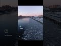 Smooth Sailing On The Ice River #NYC #viral #snow #Trending #shorts