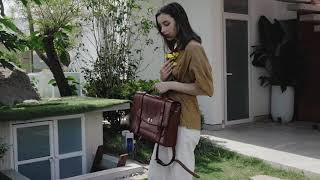 Womens Pu Stylish Cambridge Backpack