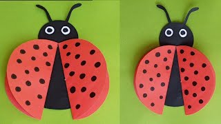 DIY Lady bird 🐞 with paper || Paper Craft || Easy Origami.