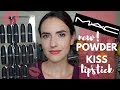 NEW MAC Powder Kiss Lipsticks | Lip Swatches of ALL 16 Shades!