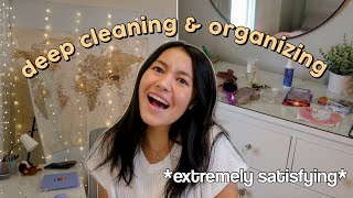 Deep Cleaning & Organizing My Roombathroom Satisfying Mia Rits
